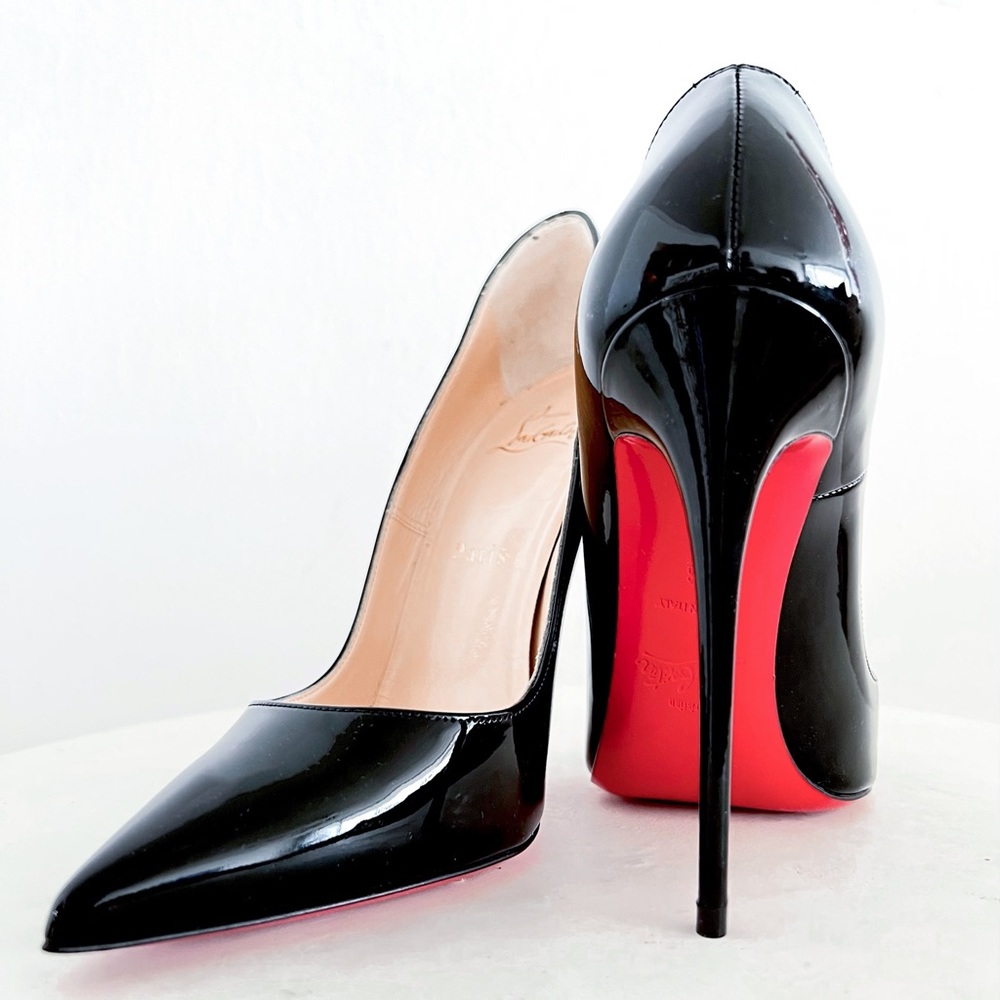 Loboutin 
So Kate 120 Patent Leather Pumps